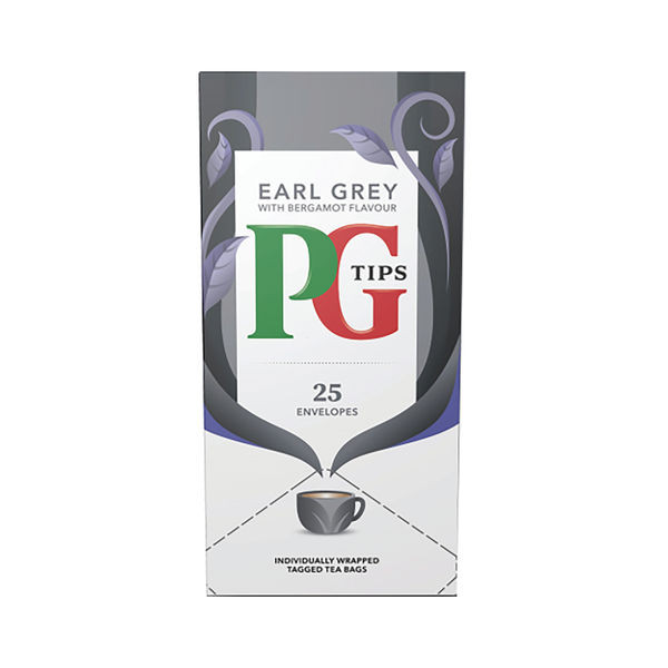 PG Tips Earl Grey Envelope Tea Bags (Pack of 25) 800398 PG Tips Earl Grey Envelope Tea Bags (Pack of 25) 800398