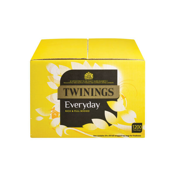 Twinings Everyday Tea Bag (Pack of 1200 Bags) PkF13681 Twinings Everyday Tea Bag (Pack of 1200 Bags) PkF13681