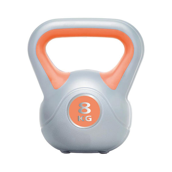 Urban Fitness Powder Coated Cast Iron Kettlebell 8kg Orange UFW0808