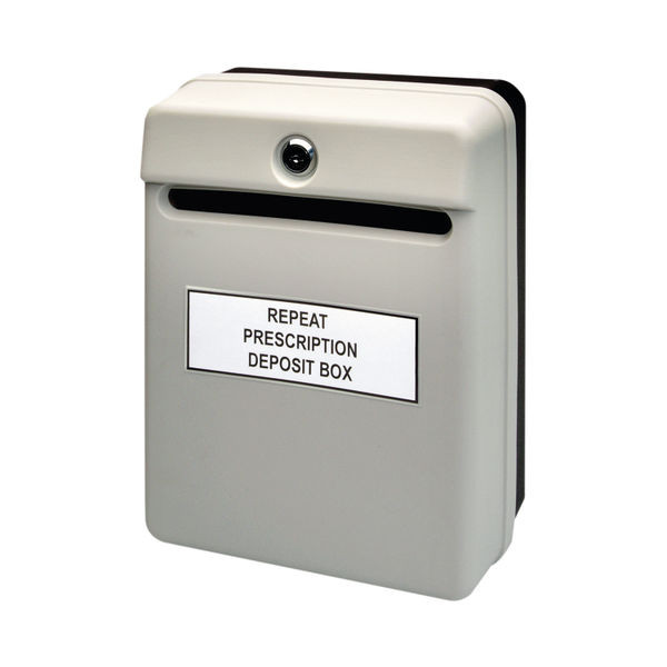 Helix Post Suggestion Box Grey W81065 Helix Post Suggestion Box Grey W81065