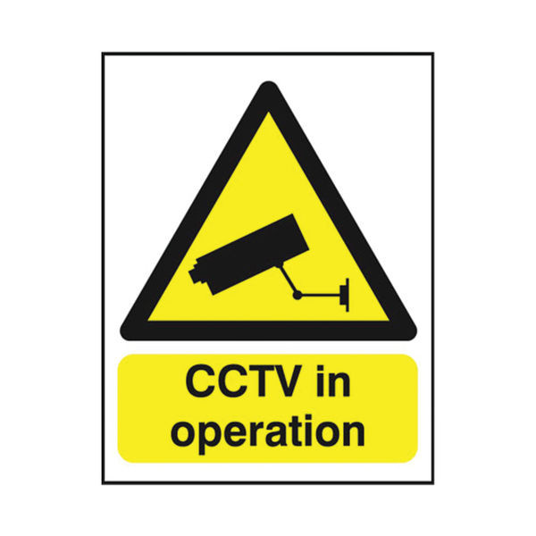 Warning Sign CCTV In Operation A5 PVC GN00751R Warning Sign CCTV In Operation A5 PVC GN00751R
