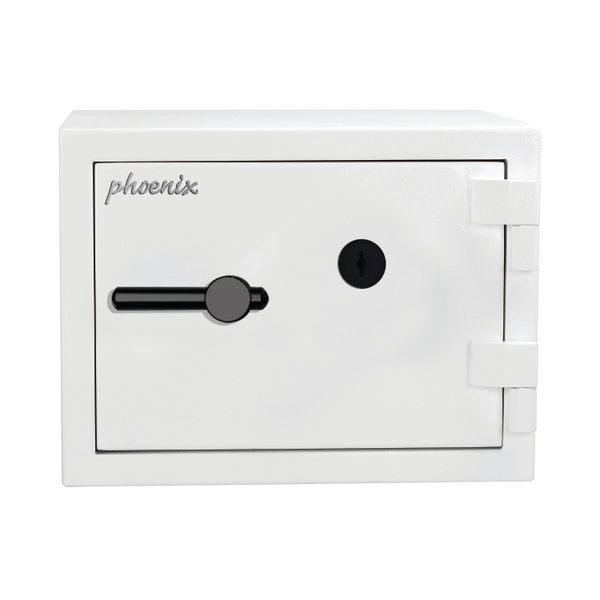 Phoenix Fortress High Security Safe Size 2 22L + Key Lock White SS1452K