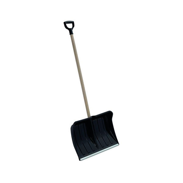 Alpinus Eco Snow Pusher Shovel 550x195x1400mm Black 426681