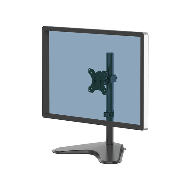 Fellowes Professional Free Standing Single Monitor Arm Black 8049601