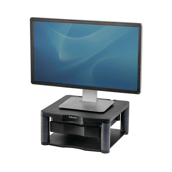 Fellowes Premium Monitor Stand Plus Graphite 9169501 Fellowes Premium Monitor Stand Plus Graphite 9169501