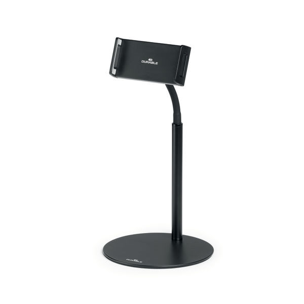 Durable TWIST 360 Gooseneck Tablet and Phone Holder iPad Desk Stand Black 894101 Durable TWIST 360 Gooseneck Tablet and Phone Holder iPad Desk Stand Black 894101