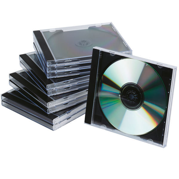 Q-Connect Black /Clear CD Jewel Case (Pack of 10) KF02209 Q-Connect Black /Clear CD Jewel Case (Pack of 10) KF02209