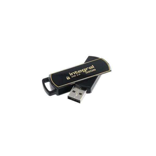 Integral Secure 360 Encrypted USB 3.0 32GB Drive IINFD32GB360SEC3