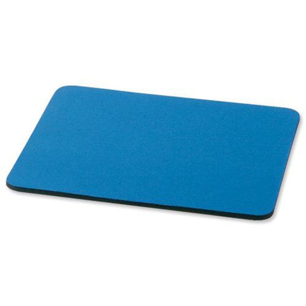 5 Star Office Mouse Mat with 6mm Rubber Sponge Backing 248x220mm Blue 5 Star Office Mouse Mat with 6mm Rubber Sponge Backing 248x220mm Blue