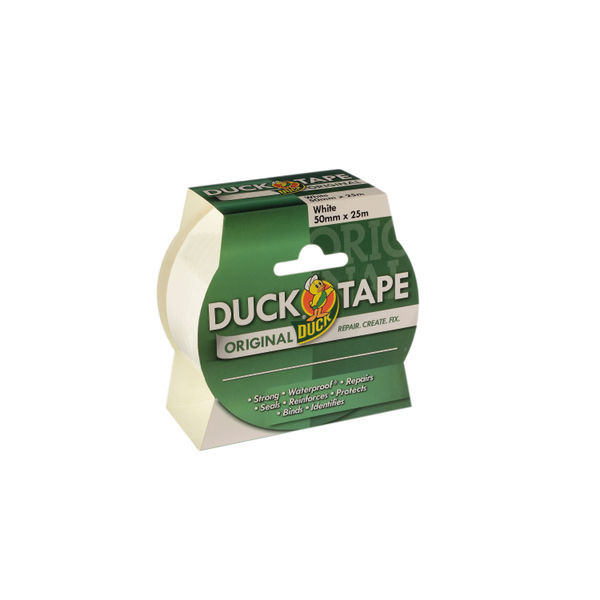 Ducktape Original Duck Tape 50mmx25m White (Pack of 6) 211117