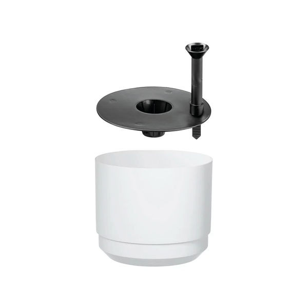 Paulina Self Watering Pot 17cm White 48110 Paulina Self Watering Pot 17cm White 48110