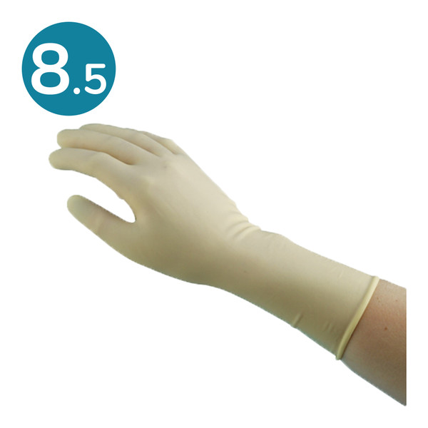 Non–Sterile Latex Procedure Gloves Natural (8.5) (Pack of 200)