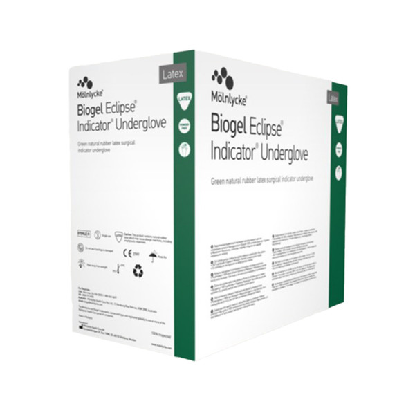 BiogelĀ® Eclipse Indicator Latex Undergloves (6.5) (Pack of 50) BiogelĀ® Eclipse Indicator Latex Undergloves (6.5) (Pack of 50)