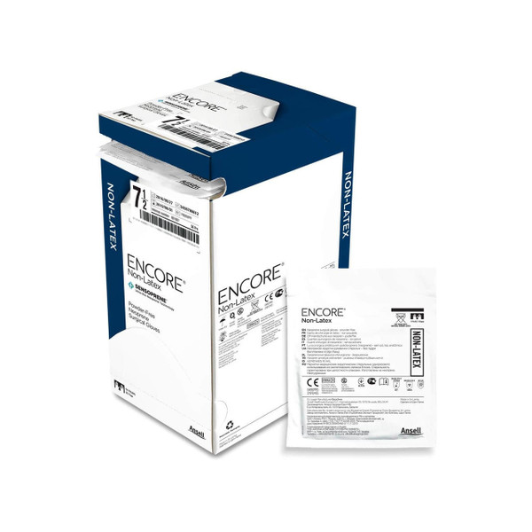 Encore® Non–Latex Accelerator–Free Surgical Gloves Natural (7.5)  (Pack of 50) Encore® Non–Latex Accelerator–Free Surgical Gloves Natural (7.5)  (Pack of 50)