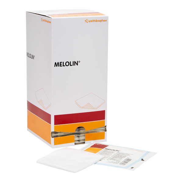MELOLIN Low–Adherent Absorbent Sterile Dressings (10 x 10 cm (Pack of 100)