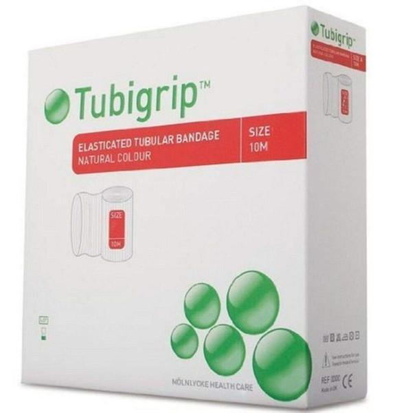 Tubigrip® Elastic Tubular Support Bandages Natural 10 m (Size F) Tubigrip® Elastic Tubular Support Bandages Natural 10 m (Size F)