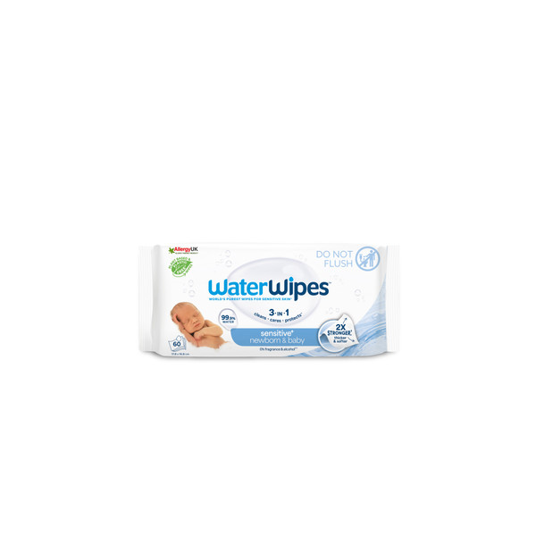 WaterWipes® Original Baby Wipes (60 Wipes Per Pack)