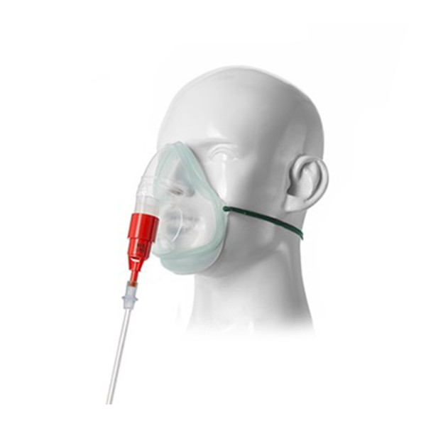 EcoLite™ Adult Oxygen Masks With 40% Oxygen Venturi Valve & Tube (1.8 m) (Pack of 30)