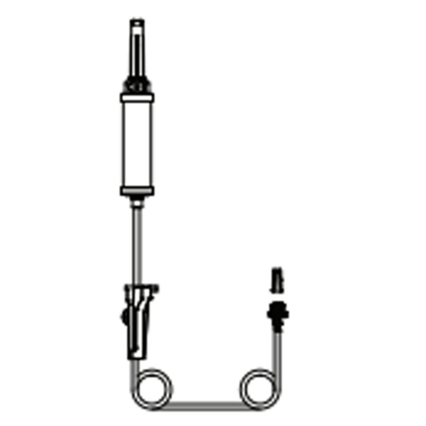 Fannin® Aufofusion Enhance IV Sets With Air Vent | Back Check Valve, 3–Way Connector, 120 cm Extension Tubing, Rotating Luer Connector (180 cm Tubing) (Pack of 50)
