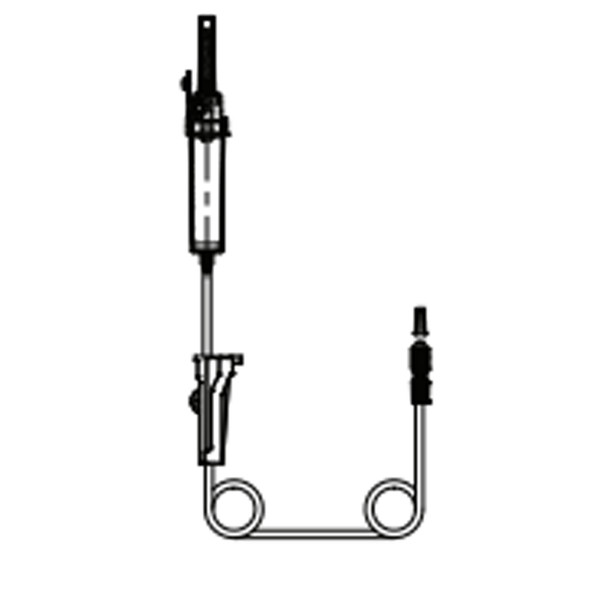 Fannin® IV Gravity Sets With 15 μm Filter, Air Vent, 180 cm Tubing, Rotating Luer Connector