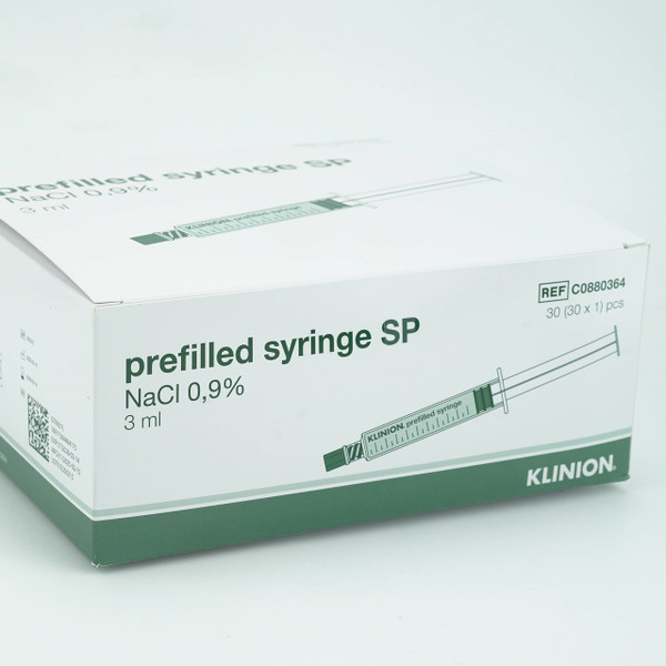 Klinion® Pre–Filled Saline Syringes SP | Sterile Fluid Path (5 ml) (Pack of 30)