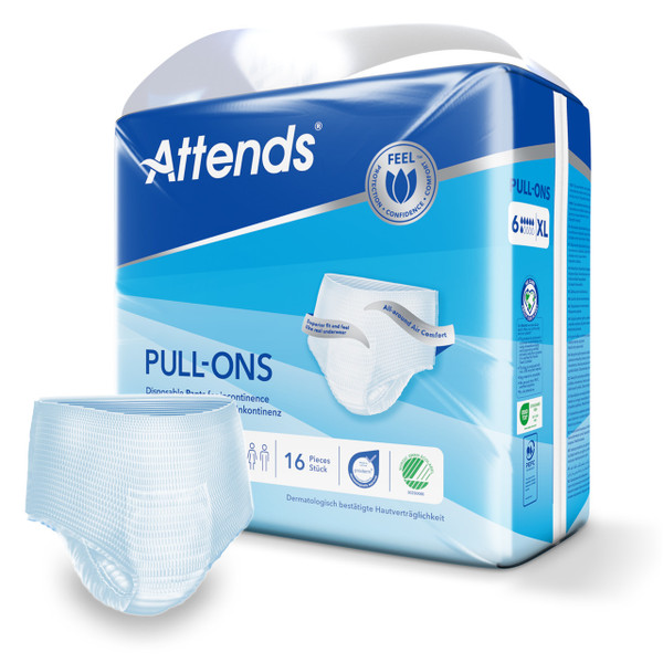 Attends® Pull–Ons (8 Large) (Pack of 16)