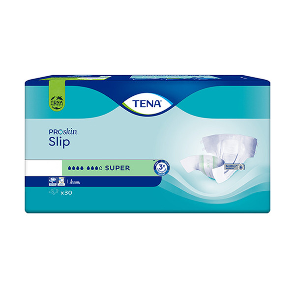 Slip Super Adult Incontinence Nappies Medium (73 to 122 cm (Pack of 30)