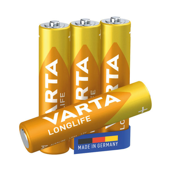 Varta Longlife AAA Battery (Pack of 4) 04103101414