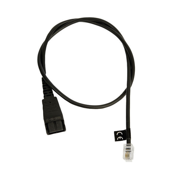 Jabra Quick Disconnect (QD) to Modular RJ Extension Cord for Cisco IP Phones 8800-00-37