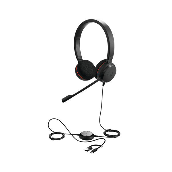 Jabra Evolve 20 USB C/A MS Stereo Headset 4999-823-169