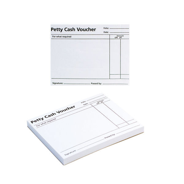 Q-Connect Petty Cash Voucher Pad 125x101mm (Pack of 10)