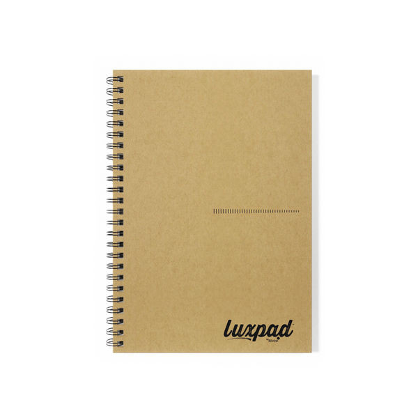Silvine Luxpad Recycled Hardback Kraft Notebook 160pp A5 THBPINA5KR