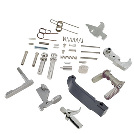 Saltwater Arms Barracuda™ AR15 Stainless Steel Lower Parts Kit—Complete, No Grip