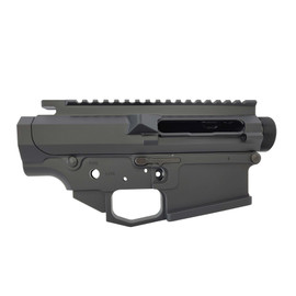 AR10 Receiver Set—Right Side Bolt Release, Billet, Anodized by White Label Armory