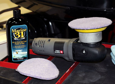 Lake Country Thin Wool Pads work great with a one-step cleaner wax