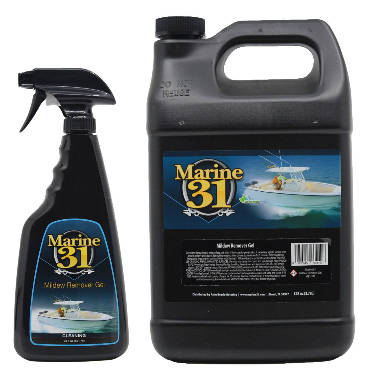 Marine 31 Mildew Stain Remover Gel Gallon & 20 oz. 