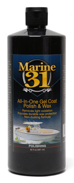 Marine 31 All-In-One Gel Coat Polish & Wax 32 oz