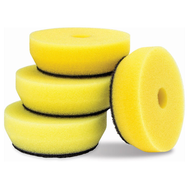 Griots Garage BOSS 2 inch Yellow Perfecting Pad - 4 Pack