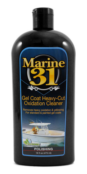 Part 2 - BOAT OXIDATION REMOVAL: What Works Best?  Marine 31 Gel Coat  Heavy Cut Cleaner Wax 