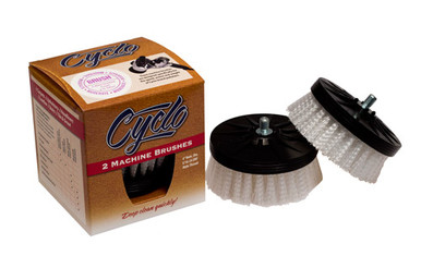 2 Pack Cyclo Polisher White Standard Carpet Brush