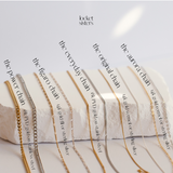 all the Locket Sisters chain design options together