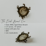 the dark broach one, vintage and bespoke french lockets from paris