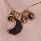 The Moon Locket Necklace for Daughter on Mother's Day