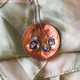 Charm Locket with Four Pictures for Sister