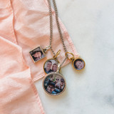 Charm Locket for Mother-in-Law with Four Photos