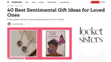 Hope Locket in Woman's Day Gift Guide for Sentimental Gift Ideas for Loved Ones
