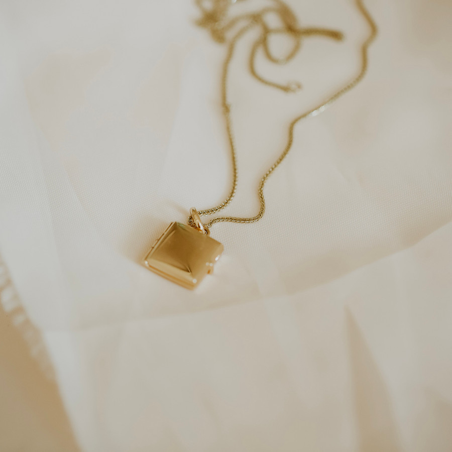 The Dorothy Locket in 14k Solid Gold