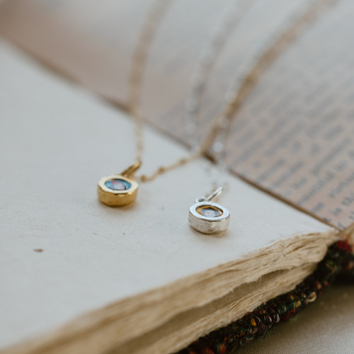 Brenda Locket | Smallest open locket necklace with depth and thickness