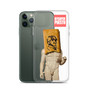 Doryphoros statue with a Tostarica cookie on an iPhone 15 Pro, iPhone 14 Pro, iPhone 13 Pro, or iPhone 16 Pro case | BySuperpuesto