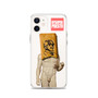 Doryphoros statue with a Tostarica cookie on an iPhone 15 Pro, iPhone 14 Pro, iPhone 13 Pro, or iPhone 16 Pro case | BySuperpuesto